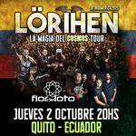 LÖRIHEN llega a QUITO Jue 2/10 Inv FLOR DE LOTO