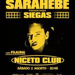 SARA HEBE Presenta SIEGAS OPEN SHOW FAAUNA en Niceto Club (+18)