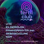 Fértil Club en La Tangente con Uji, El Remolón, Pawkarmayta (Perú), Sebaschiume y Nim