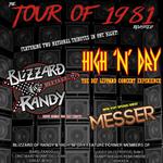 Tour of '81 W/ Blizard of Randy, High'N'Dry, MESSER
