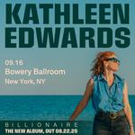 Kathleen Edwards & Band @ Bowery Ballroom