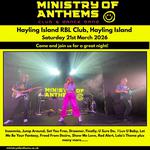 Hayling Island RBL - Ministry of Anthems 90’s Night