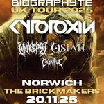 Biographyte tour featuriing Cytotoxin, Analepsy, Osiah, Cognitive