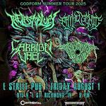 GODFORM SUMMER TOUR FEAT. THE LAST OF LUCY, PATHOGENIC, CARRION VAEL, & GNAWING VOID
