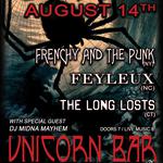 Making Dark Waves 2 w/Frenchy and the Punk, Feyleux, The LongLosts, Midna Mayhem Thursday Aug 14th Kingston, NY!