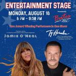 Jamie O’Neal & Ty Herndon with their band 