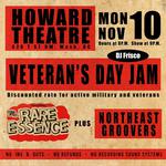 Veterans Day Jam w/Rare Essence & Northeast Groovers