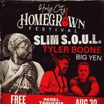Holy City Homegrown Festival with Slim S.O.U.L, Tyler Boone & Big Yen! FREE SHOW!