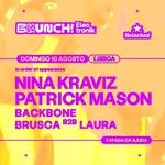 Brunch Electronik Lisboa 2025 #4: Nina Kraviz, Patrick Mason, Backbone, Brusca B2B Laura