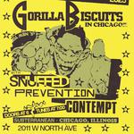 Gorilla Biscuits, Snuffed, Prevention, Contempt