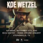Koe Wetzel at EECU Center Grand Opening
