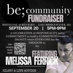 be; community fundraiser with Melissa Ferrick