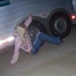 Cowgirl Clue at Strummer's