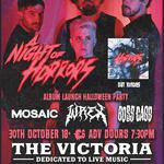 A NIGHT OF HORRORS TOUR - The Victoria, Swindon - W/ Mosaic, WREX + Boss Cass