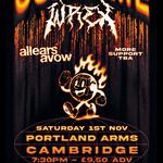A NIGHT OF HORRORS TOUR - The Portland Arms, Cambridge - Supporting WREX W/ TBA