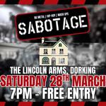 Sabotage @ The Lincoln Arms