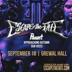 Escape the Fate at Grewal Hall