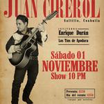Juan Cirerol en vivo en Don Baldo, Saltillo, Coahuila 