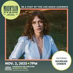 Hannah Cohen @ Peoples Bank Theatre - Marietta, OH