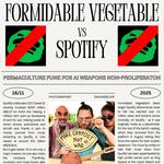Formidable Vegetable vs Spotify @ Petersham Bowlo