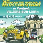 VILLIERS SUR LOIR (41) - 31eme rencontre des 2CV Clubs de France