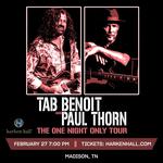 "One Night Only" Tour w/Tab Benoit