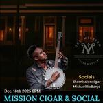 The Mission Cigar & Social Banjo & Cigars Outdoor Music Michael Rix Franklin TN
