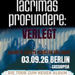 LACRIMAS PROFUNDERE: Berlin Tour neues Album