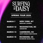 Surfing for Daisy Live at Cat's Cradle Back House