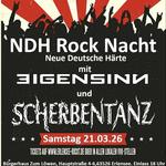 NDH Rock Nacht: Eigensinn und Scherbentanz