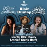 BLAIR DUNLOP live at Archies Creek Hotel