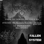 Necrothorne + Okrütnik & Fallen System 25/04/2026 Piła Akademia Rozrywki UNDER THE THORNED MOON LIVE