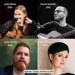Giengener Guitar Festival 2026 mit Julie Malía, Kevin Seddiki, Zsófia Boros und John Smith