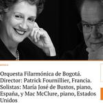 Filarmónica de Bogota Mac McClure and Maria Jose de Bustos piano