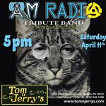 GO-Go Sixties Dance Party with AM Radio Tribute Band. The ultimate 60s & 70s experience at Delco's finest, Tom N Jerry's! The only venue in Delaware County where you'll hear us play! Saturday from 5 to 8. Come Dance, Sing Along & Smile!
