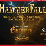 HAMMERFALL tour with special guests EVERGREY and ELVENKING
