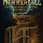 HammerFall with guests, Evergrey and Elvenking - Rickshaw Theatre - October 7th, 2026