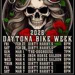 Dirty Harry's presents Jasmine Cain for Daytona Bike Week 2026! 