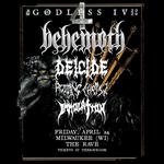 BEHEMOTH: THE GODLESS IV 2026 - Friday, April 24, 2026 at The Rave / Eagles Club