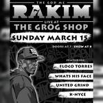 Rakim w/ Floco Torres, Whatshisface, United Grind, K-Nyce