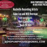 Matt and Ma open for Gabe Lee. 6-9pm