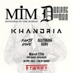 Monsters in the Mirror w/ Walking Down Main, Khandria, Party Cove + Restoring Ruby