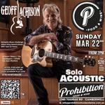 Geoff Achison Solo Show at Prohibition