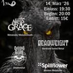 All its Grace, Deadweight, Silence of the Fallen & Spillflower