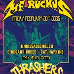 MF Ruckus/Undissassembled/Dinosaur Rodeo/Rat Napkins