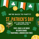St. Patrick's Day at Gator Ted's
