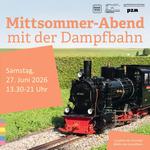 Midsommer-Abend mit der Dampfbahn