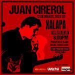 Juan Cirerol en vivo en Umbra Club, Xalapa