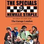 THE SPECIALS NEVILLE STAPLE @ THE GARAGE, LONDON N5