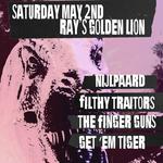 Nijlpaard, Filthy Traitors, The Finger Guns, and Get 'Em Tiger at Ray's Golden Lion!